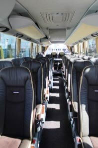 Bus, Setra, S411, VIP Bus, 30 Sitzer, innenansicht, lederbestuhlung